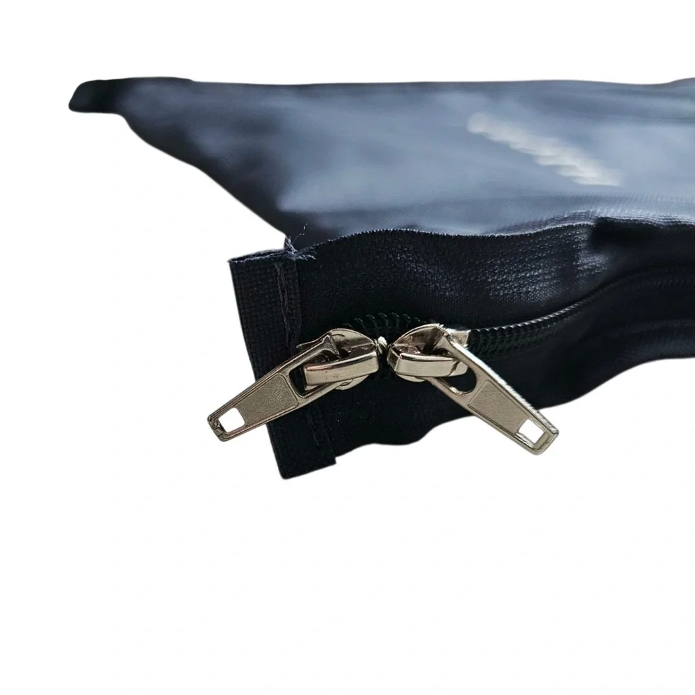 Proper Cloth Navy Blue Travel Garment Bag with Zipper Closure and Handles